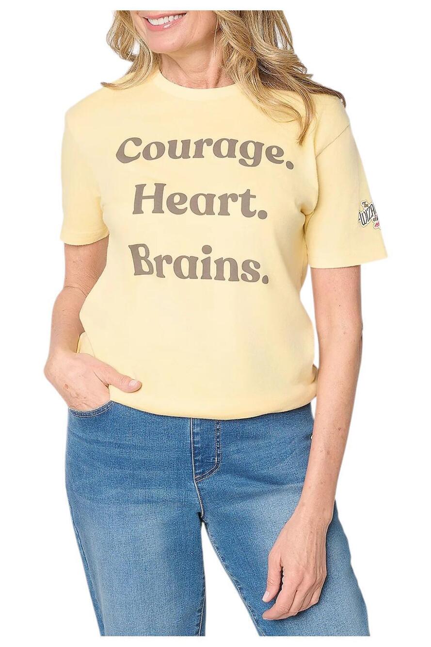 By Jill Martin x Lorna Luft Expression Vintage T-Shirt CrgeHeartBrains - Regular